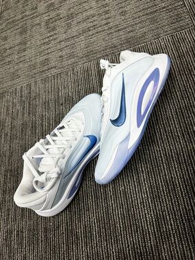 W 8.5 Nike A’One “Blue Ice” Low-Top Basketball Shoes Sneakers A’ja Wilson